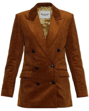 Isabel Marant Corduroy Blazer "Rasma" - Brown