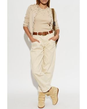 Isabel Marant Top "Apoline" - Natural