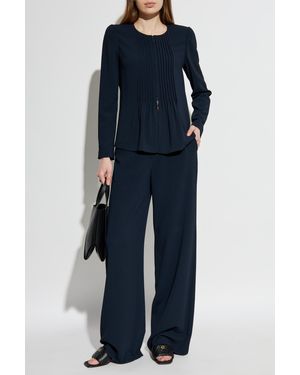 Emporio Armani Jacket With Stitches - Blue