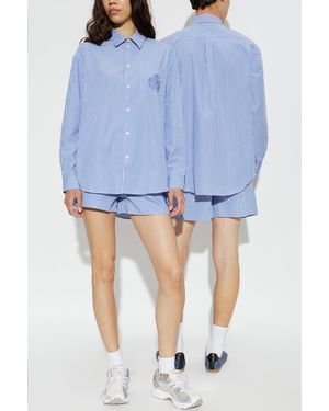 Sporty & Rich Shirt From The 'Royal Holiday' Collection - Blue