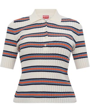 KENZO Top With Striped Pattern - White