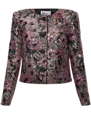 Self-Portrait Sequin Blazer - Multicolour
