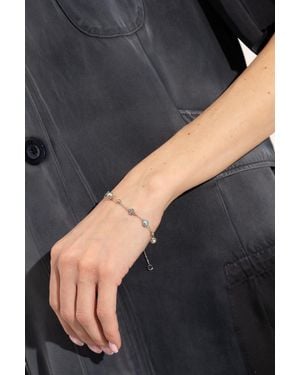 Tory Burch Brass Bracelet - Black