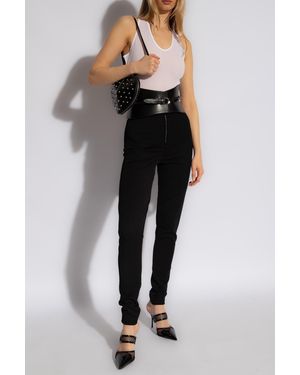 Alaïa High-Waisted Pants - Black