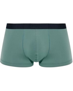 Hanro Boxers From The 'Micro Touch' Collection - Green