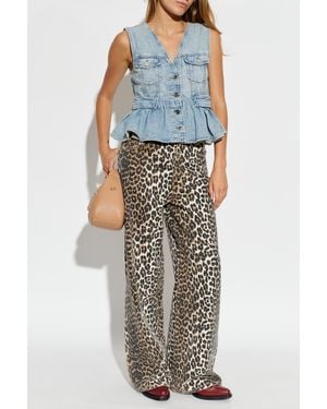 Ganni Denim Vest - Blue