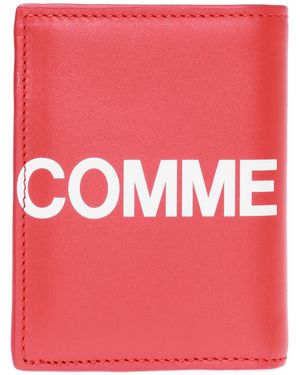 Comme des Garçons Logo-Printed Wallet - Pink