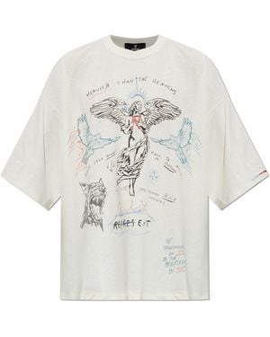 Represent T-Shirt With Print - White