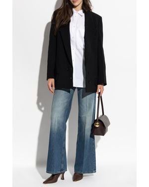 Victoria Beckham Double-Breasted Blazer - Black
