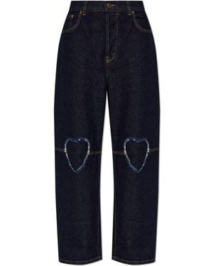 Moschino High-Waisted Jeans - Blue