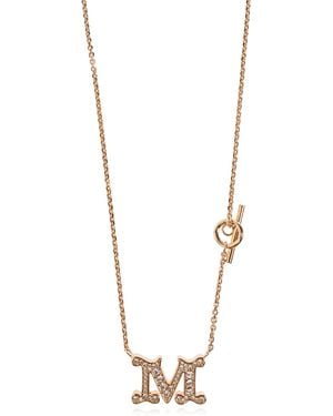 Max Mara "Stilla" Necklace - Metallic