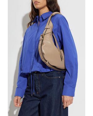 Moschino Leather Shoulder Bag - Blue
