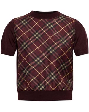 Burberry T-Shirt 'Sandrina' - Red