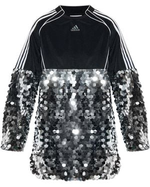 adidas Originals Short Sequin Dress - Black