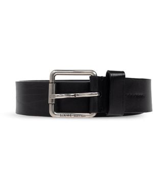 Loewe Leather Belt - Black