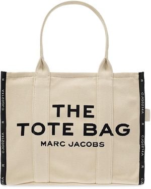 Marc Jacobs Shopper Bag With Logo - Natural