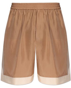 DSquared² Silk Shorts - Natural