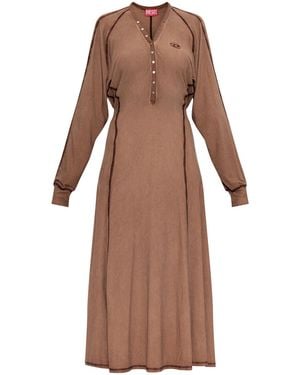 DIESEL Dress 'D-Iserina' - Brown