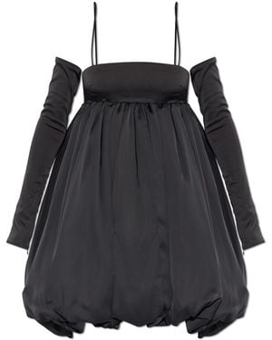 ROTATE BIRGER CHRISTENSEN Off-Shoulder Dress - Black