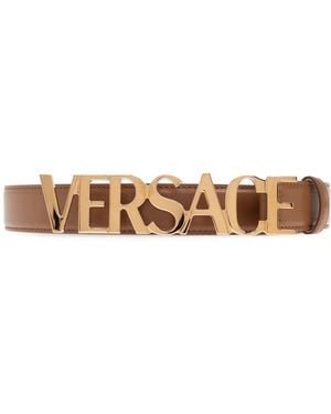 Versace Leather Belt - White