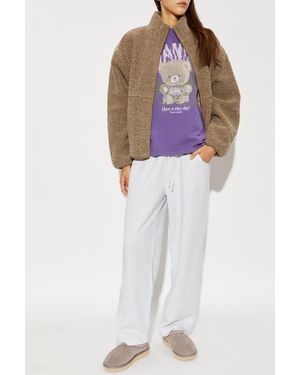 Ganni T-Shirt With A Colorful Print - Purple