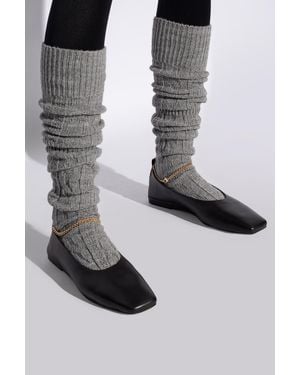 MARIA LUCA 'Augusta' Ballet Flats - Black