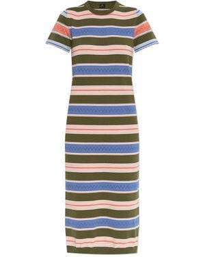 Paul Smith Dress With Stripe Pattern - Multicolour