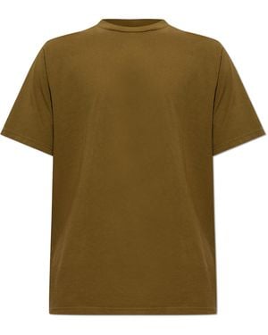 American Vintage T-Shirt With A Crew Neck - Green