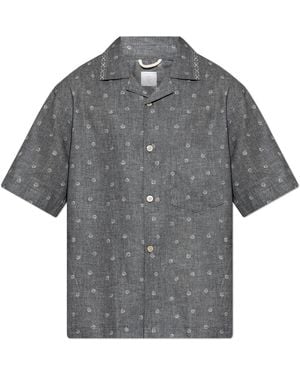Eleventy Short-Sleeve Shirt - Grey