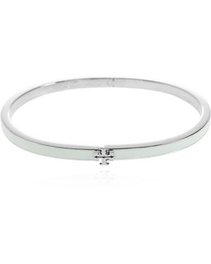 Tory Burch Bracelet With Logo - Metallic
