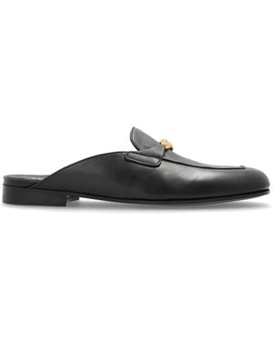 Versace Slides With An Applique - Black