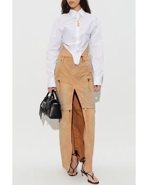 DSquared² Cargo Skirt - White
