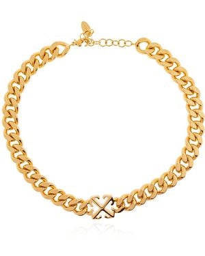 Off-White c/o Virgil Abloh Short Necklace - Metallic