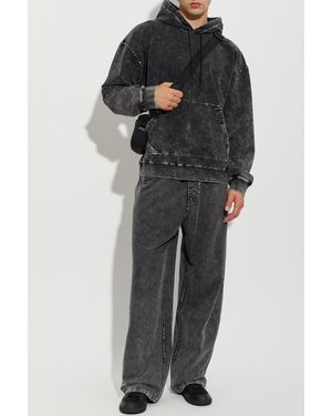 DIESEL Cotton Hoodie -Boxt-Hood-Tuk' - Black