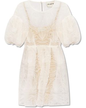 Munthe Tulle Dress 'Kubic' - White