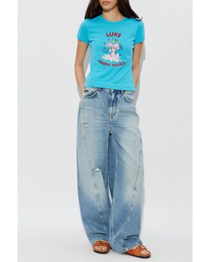 KENZO T-Shirt With Print - Blue