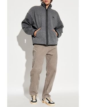 DIESEL Jacket 'S-Baty-New' With Fleece - Gray