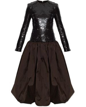 ROTATE BIRGER CHRISTENSEN Long Sleeve Dress - Black