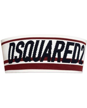 DSquared² Short Off-Shoulder Top - Black
