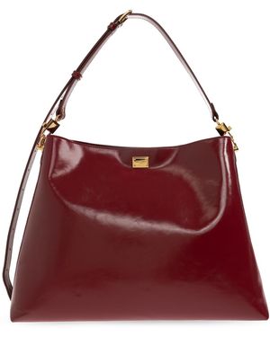 Dolce & Gabbana "Vittoria Large" Shoulder Bag - Red