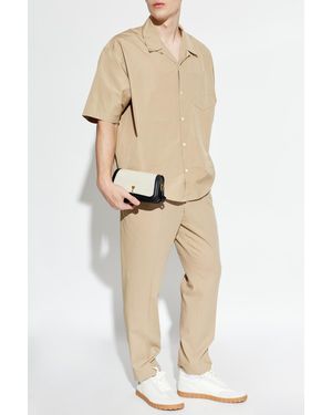 Ami Paris Wool Pants - Natural