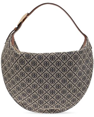 Tory Burch Shoulder Bag 'T Monogram' - Grey