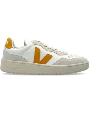 Veja "V-90 O.T. Leather" Sports Shoes - Grey
