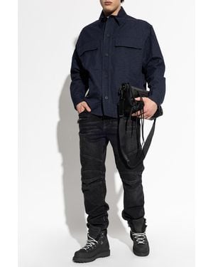 Balmain Monogram Jacket - Blue