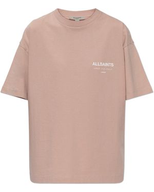 AllSaints T-Shirt "Underground" - Pink