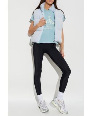 Perfect Moment T-Shirt With Vintage Effect - Blue