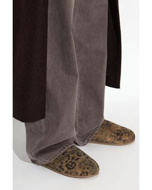 UGG Suede Shoes 'Elea Spotted Slip-On' - Brown