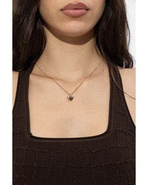 COACH Brass Necklace - Black