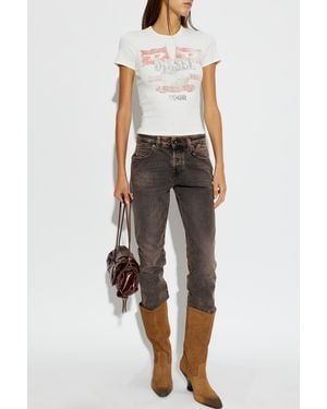 DIESEL T-Shirt 'T-Marsy-Rib' - White