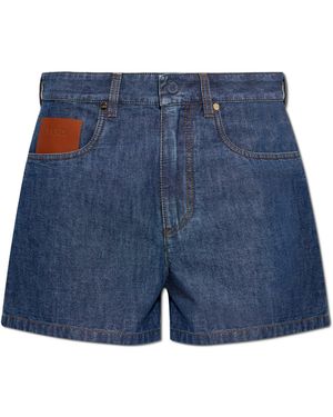 Fendi Denim Shorts - Blue
